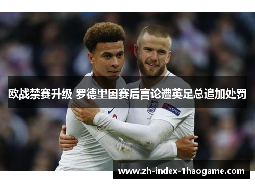 欧战禁赛升级 罗德里因赛后言论遭英足总追加处罚 欧战禁赛升级 罗德里因赛后言论遭英足总追加处罚